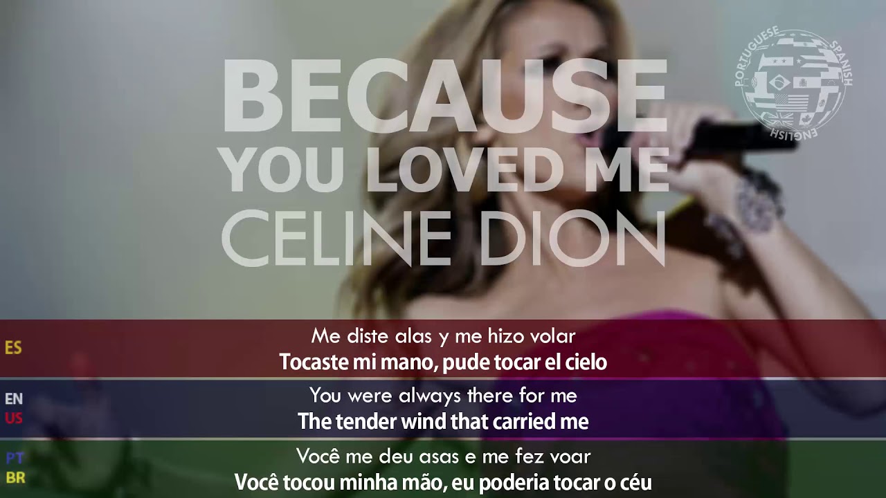 Celine Dion - Because You Loved Me SUBTITULADA (Inglés, Español