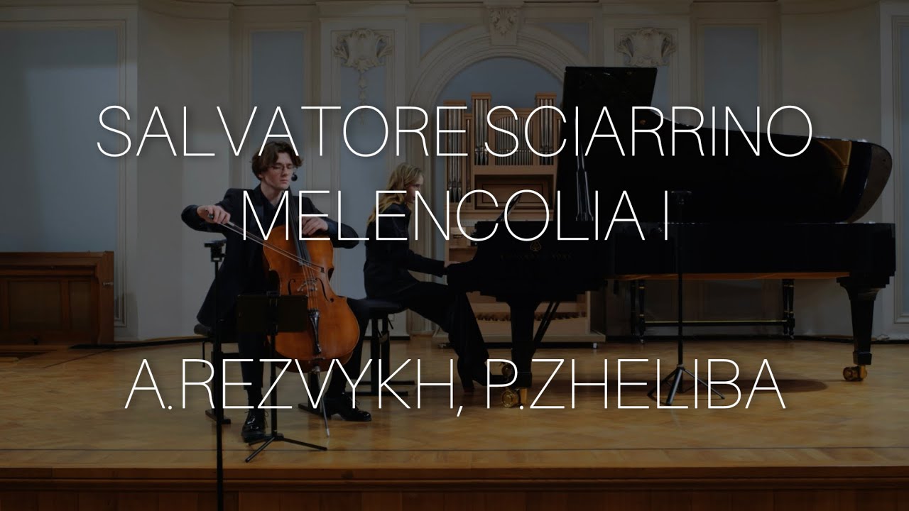Salvatore Sciarrino - Melencolia I for cello and piano (1980)