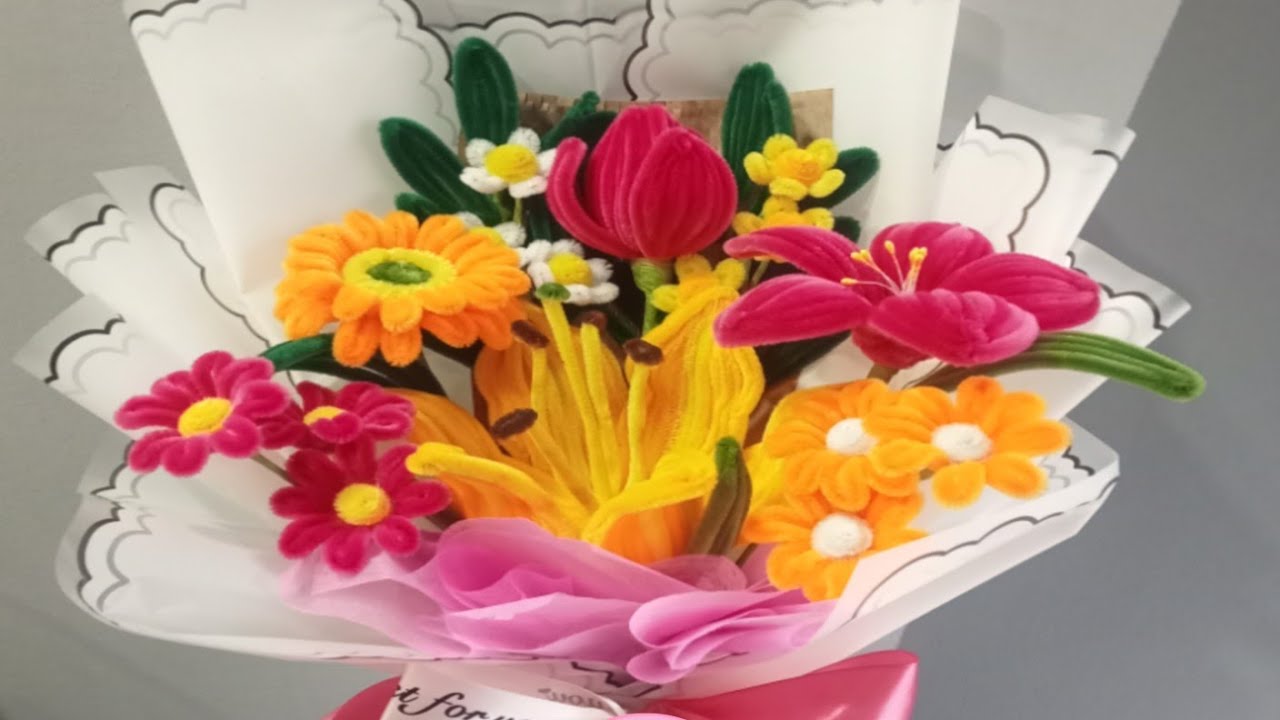 DIY: Making Flower using Fuzzy Wire ll Jankent Vlog