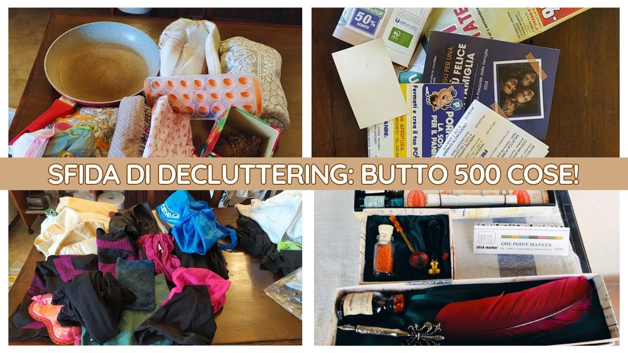 Decluttering SHOCK: guarda cosa ho eliminato in 31 giorni! 😱🧹 Challenge Minimalismo