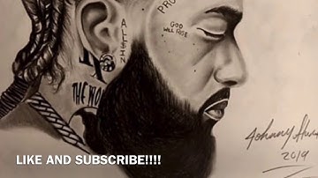 HOW TO DRAW NIPSEY HUSSLE