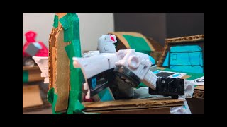 (transformers stop motion) attack on shuttle V3 #transformers #stopmotion 