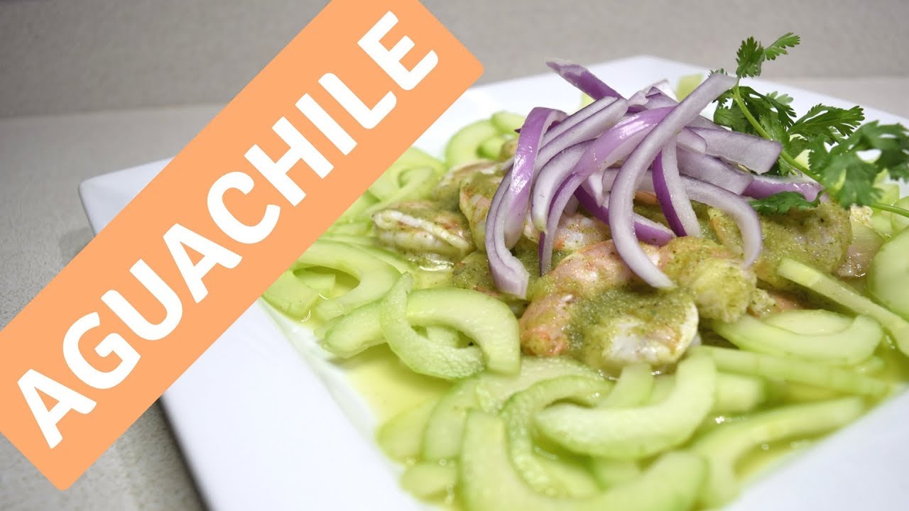 COMO HACER AGUACHILE VERDE DE CAMARON FÁCIL Y RÁPIDO - YouTube