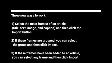 Import content from WordPress or any CMS to Adobe InDesign (Import content without tagging items)