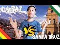 Diferencias entre LA PAZ y SANTA CRUZ ¿qué tan PARECIDOS son? Por un ARGENTINO