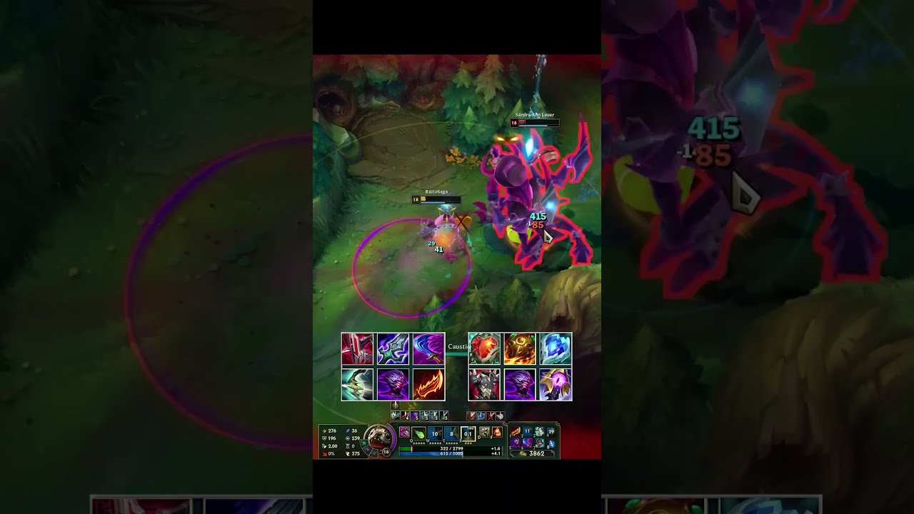 KOG MAW Vs 10K HP CHO GATH FULL BUILD FIGHTS Leagueoflegends
