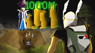 Making 1,000,000,000 GP in Wildy WITHOUT Banking  Exiled #1