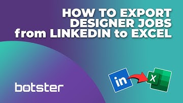 HOW TO EXPORT LINKEDIN JOBS to EXCEL | LINKEDIN JOB FINDER ONLINE | LINKEDIN JOBS SEARCH APP