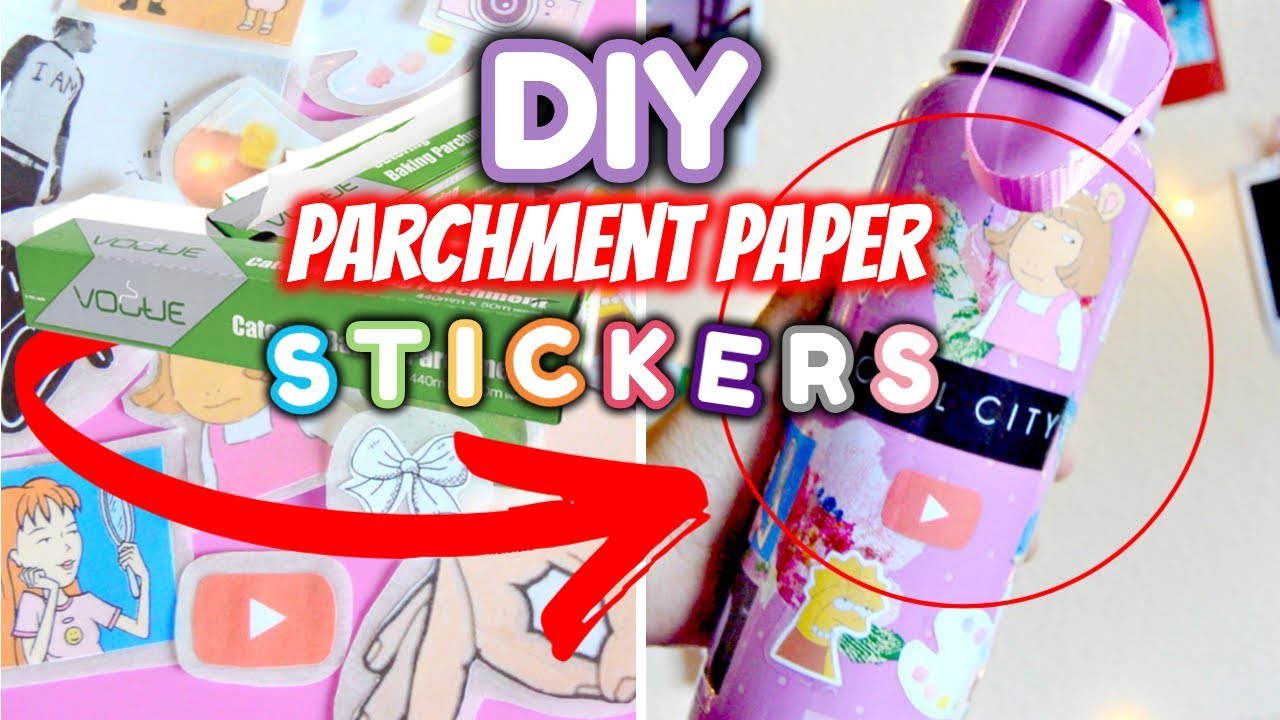 How to Make Stickers/ DIY Stickers / Handmade Stickers / Homemade Stickers  