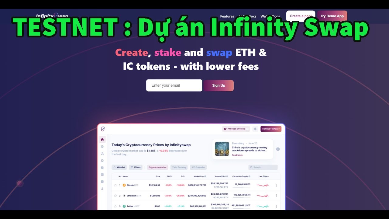 check net 3bb  Update New  Hướng dẫn tham gia Testnet dự án Infinity Swap nền tảng Internet Computer (ICP)