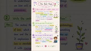 The Ball Poem | Very Important Questions & Answers | HSLC 2027