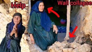 видео: Тяжёлая жизнь: стена пещеры обрушилась на голову старушки картинка: Тяжёлая жизнь: стена пещеры обрушилась на голову старушки