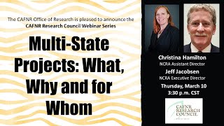 Multi-State Projects: What, Why and for Whom