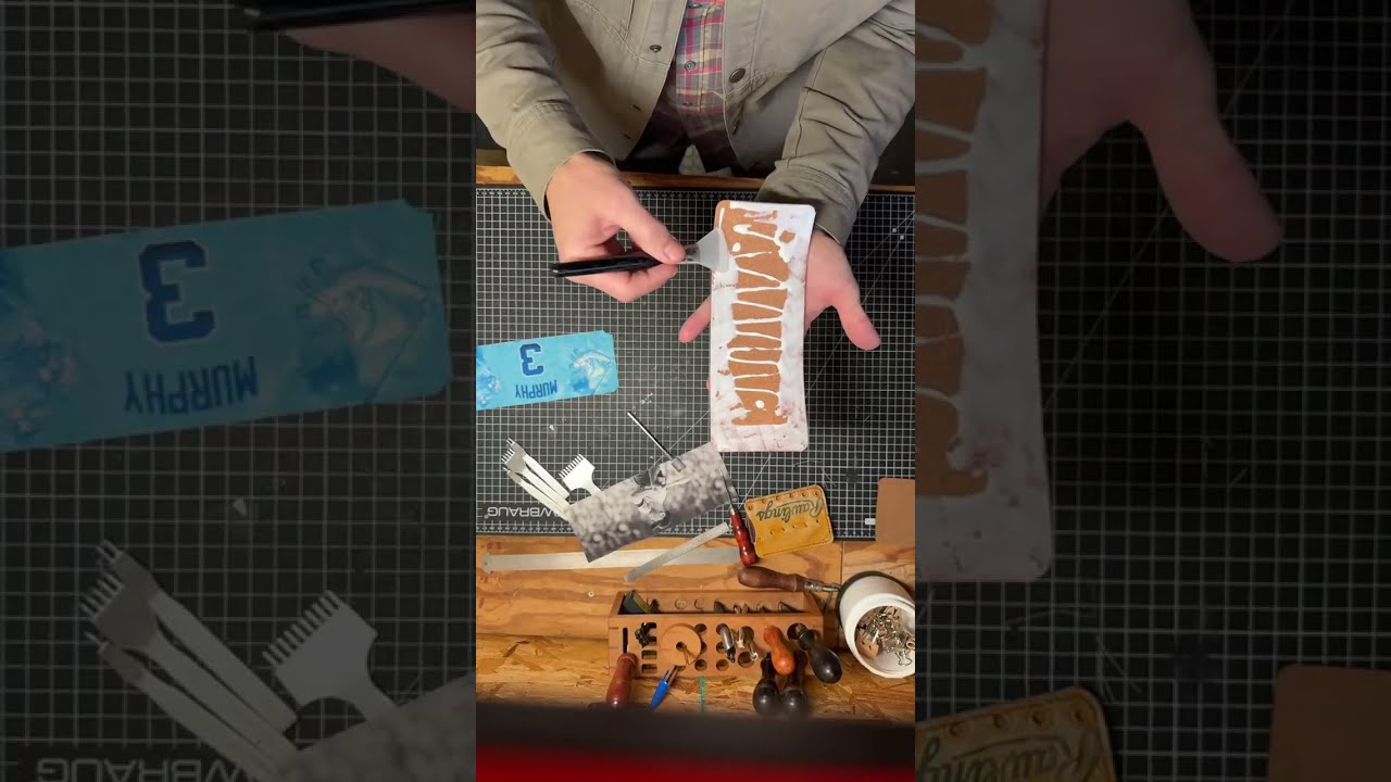 Sunday afternoon baseball glove wallet making