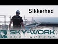 Sky-Work, erhvervsklatring - Sikkerhed