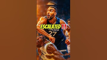 Gobert crossed the line, and LeBron’s reaction said everything 😳