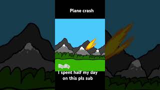 Plane crash!!! #animation#flipaclip #explosion