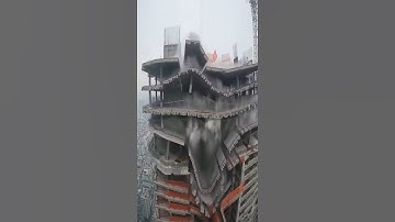 CCTV Captures Terrifying Skyscraper Collapse 😱