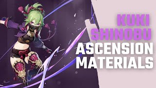 Kuki Shinobu Ascension Materials [Character and Talent]