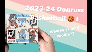 NEW RELEASE!  2023-24 Donruss Basketball Hobby Box | Is it worth it!?