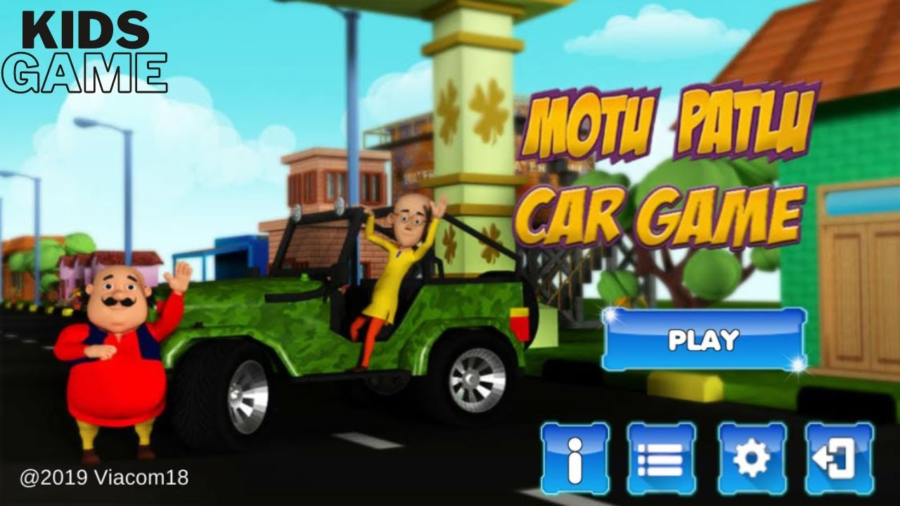 Motu patlu games car game 2 children games motu patlu cartoon games