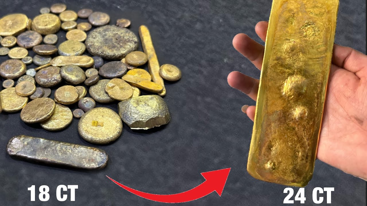 How to refine gold with silver full process of refining gold Rakesh