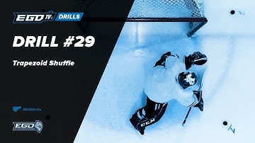 Elite Goaltending Development Drill Video #29 - Trapezoid Shuffle/Lateral Release Work