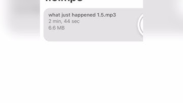 “What Just Happened” CDQ Snippet