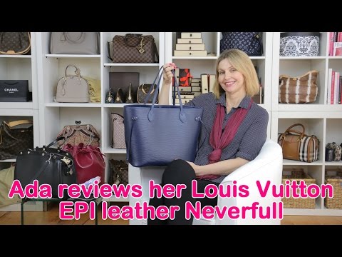 LOUIS VUITTON - NEVERFULL MM Epi Indigo Review 