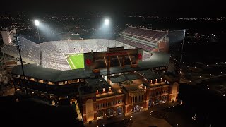 Oklahoma Memorial Stadium By Drone