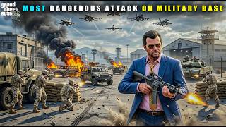 GTA 5 : MICHAEL'S MOST DEADLY ATTACK ON MILITARY BASE || BB GAMING