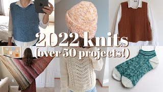 Everything I Knit &amp; Crocheted in 2022! #knittingpodcast Ep. 3