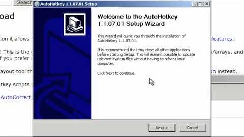 AutoHotKeys - Installing the program and your first script.mp4