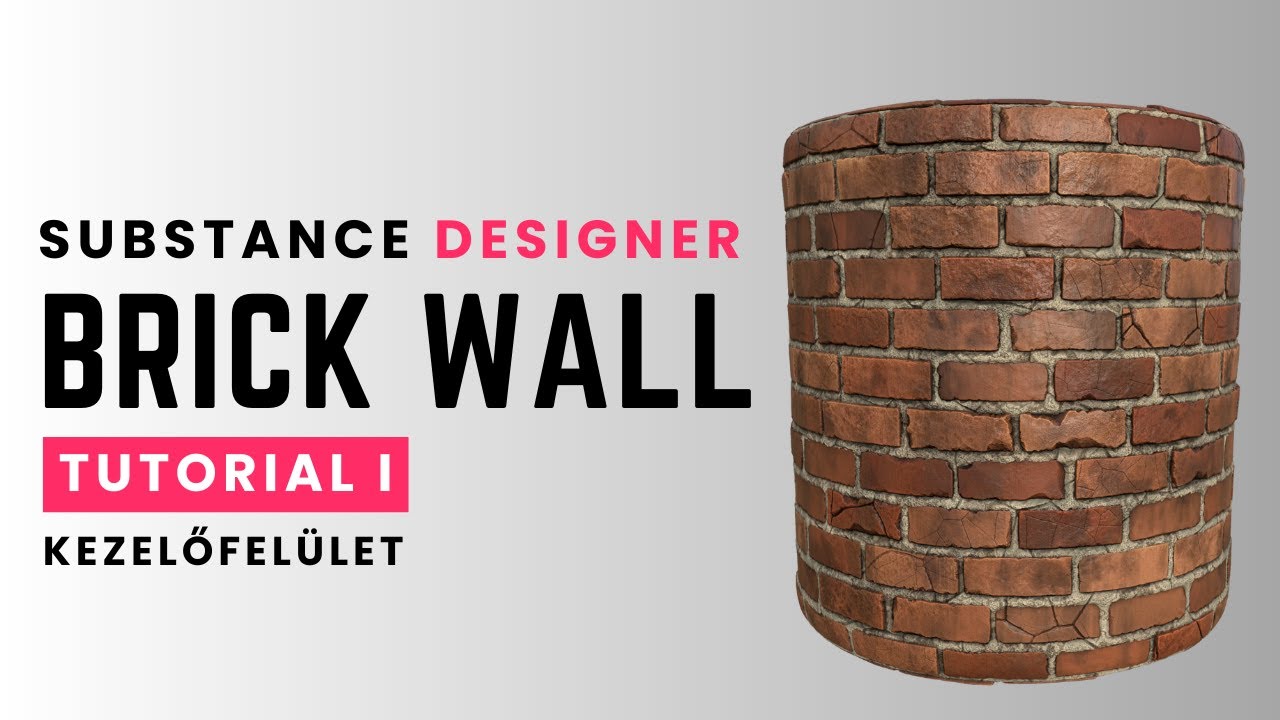 Substance Designer Brick Wall Tutorial I (Kezelőfelület) - YouTube