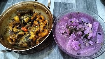 Cơm Sáng Đơn Giản Cá Lóc Kho Tiêu Ăn Với Canh Khoai Ngọt Rất Ngon#buacomquenha 