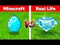 MINECRAFT DIAMOND IN REAL LIFE! Minecraft vs Real Life animation 2022
