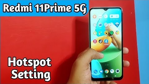 Hotspot Setting In Redmi 11 Prime 5G,Redmi 11 Prime 5G Mein Hotspot Setting Kaise Karen,