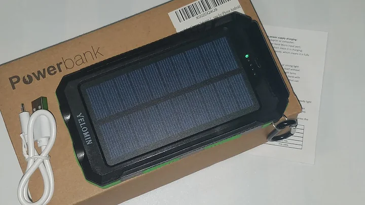 Yelomin Solar PowerBank||Review & Unboxing!