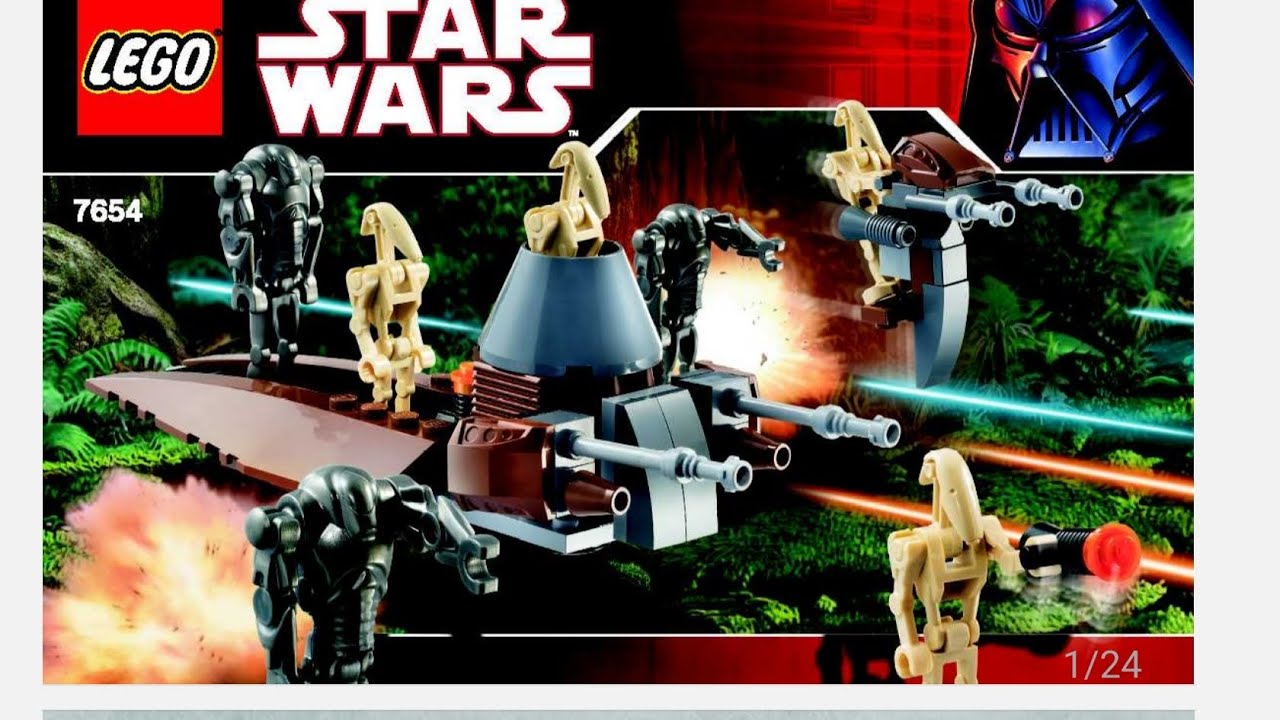 Lego Star Wars: 7654 Droids Battle Pack Instructions - YouTube