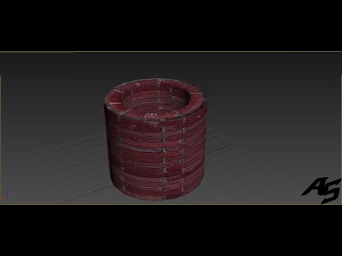 3Ds Max Tutorial - Making of Well by Boolean.