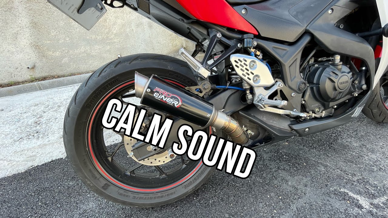 Slip On Exhaust : Proliner TR1R Black | Yamaha R25 | Jul's Vlog [4K ...