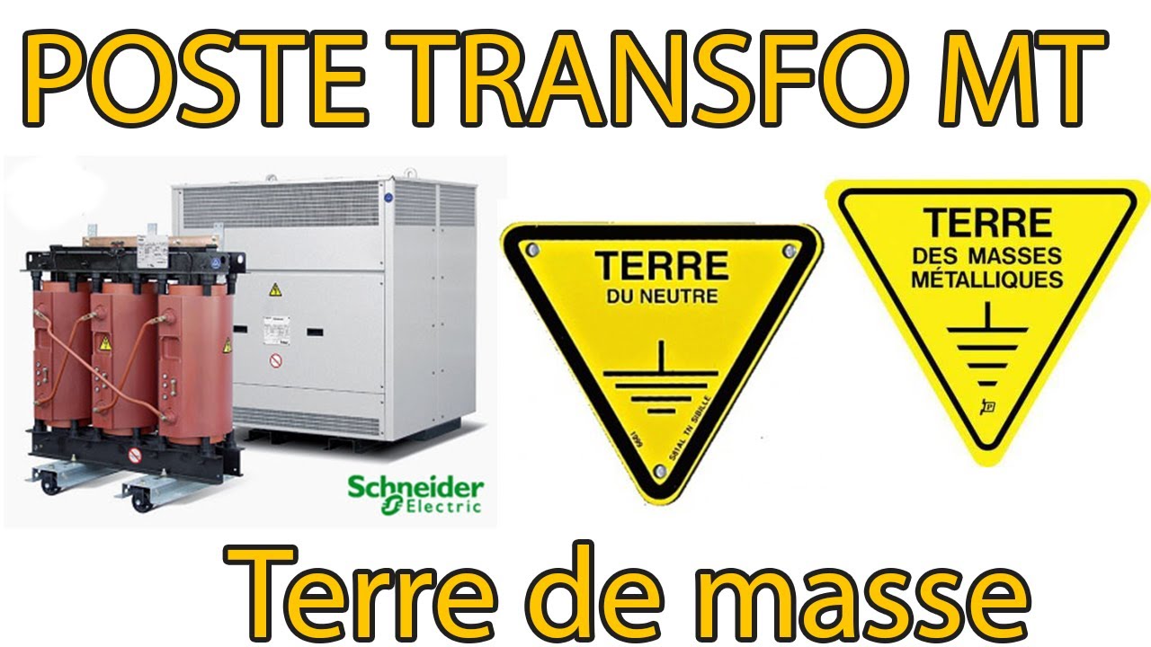 معلومات عن المحول الكهرباءي         Poste de transformation et mise a la terre de neutre et de masse
