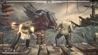 Mortal Kombat XL:KILLER LEATHEFACE VS SLASHER JASON #gaming #videogame