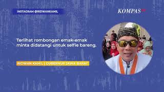 ASTAGA! Pagar Istana Roboh Usai Emak-emak Minta Selfie Sama Ridwan Kamil