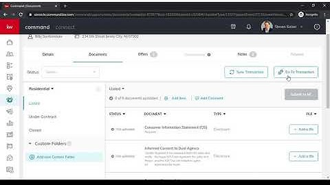KW command - from document to docusign/dotloop