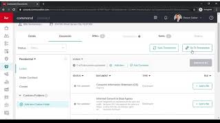 KW command - from document to docusign/dotloop