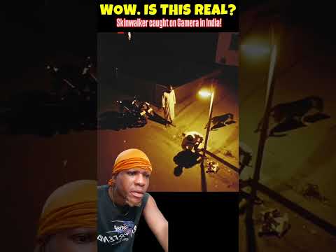 footage capturing a Skinwalker 😮😮 | is this real or fake?? #youtubeshorts #funny #sheriffreaction
