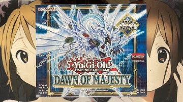 Opening My Dawn of Majesty Yugioh Booster Box TCG