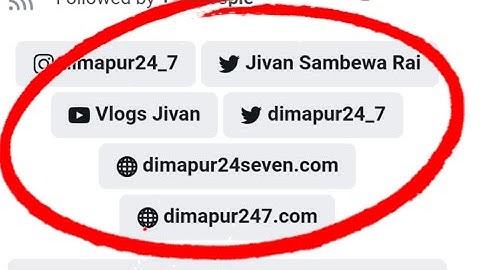 How to Add YouTube, Instagram, Twitter, Website links on Facebook profile