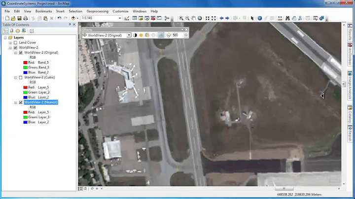 Coordinate Systems: Projecting Rasters